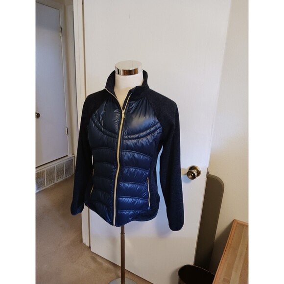 London Fog Womens Size L Winter puffer.Jacket With Hood Gray - Picture 1 of 5